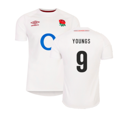 2023-2024 England Rugby Home Shirt (Youngs 9)