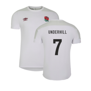 2023-2024 England Rugby Presentation Tee (White) (Underhill 7)
