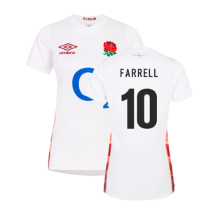 2023-2024 England Rugby Red Roses Rugby Jersey (Ladies) (Farrell 10)