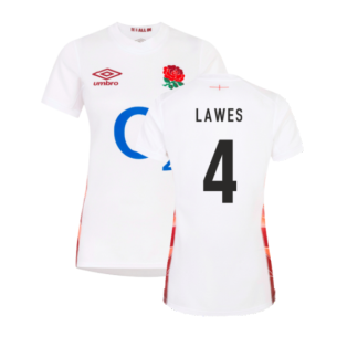 2023-2024 England Rugby Red Roses Rugby Jersey (Ladies) (Lawes 4)