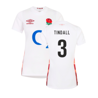 2023-2024 England Rugby Red Roses Rugby Jersey (Ladies) (Tindall 3)