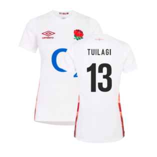 2023-2024 England Rugby Red Roses Rugby Jersey (Ladies) (Tuilagi 13)