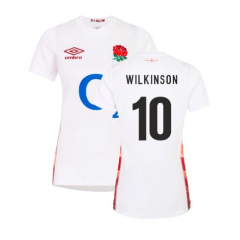 2023-2024 England Rugby Red Roses Rugby Jersey (Ladies) (Wilkinson 10)