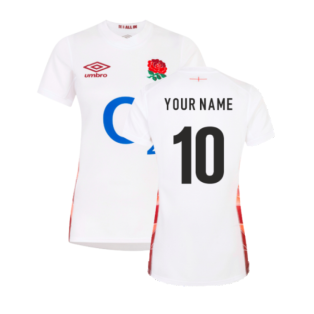 2023-2024 England Rugby Red Roses Rugby Jersey (Ladies) (Your Name)