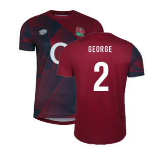 2023-2024 England Rugby Warm Up Jersey (Navy Blazer) (George 2)