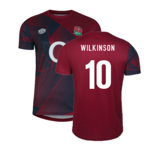 2023-2024 England Rugby Warm Up Jersey (Navy Blazer) (Wilkinson 10)