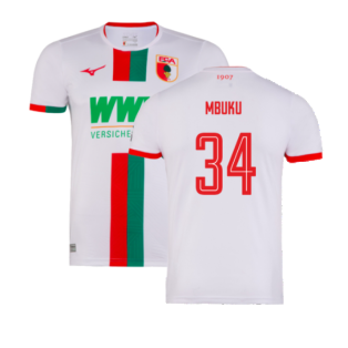2023-2024 FC Augsburg Home Shirt (Mbuku 34)