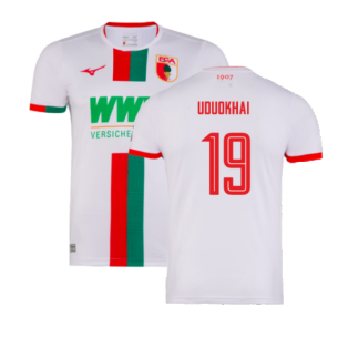 2023-2024 FC Augsburg Home Shirt (Uduokhai 19)