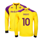 2023-2024 Fiorentina Half Zip Training Top (Yellow) (Baggio 10)