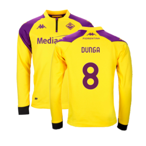 2023-2024 Fiorentina Half Zip Training Top (Yellow) (Dunga 8)