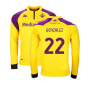 2023-2024 Fiorentina Half Zip Training Top (Yellow) (Gonzalez 22)