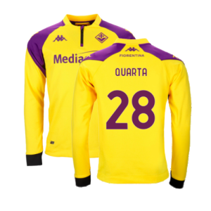 2023-2024 Fiorentina Half Zip Training Top (Yellow) (Quarta 28)