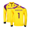 2023-2024 Fiorentina Half Zip Training Top (Yellow) (Terracciano 1)