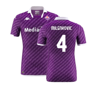 2023-2024 Fiorentina Home Shirt (Milenkovic 4)
