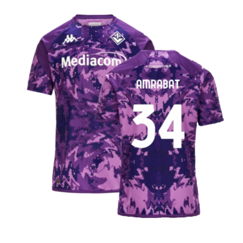 2023-2024 Fiorentina Pre-Match Shirt (Violet) (Amrabat 34)