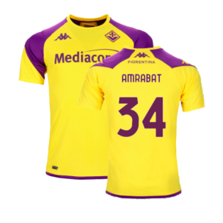 2023-2024 Fiorentina Training Shirt (Yellow) (Amrabat 34)