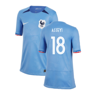 2023-2024 France Home Shirt (Kids) (Asseyi 18)