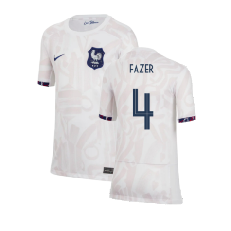 2023-2024 France WWC Away Shirt (Kids) (Fazer 4)