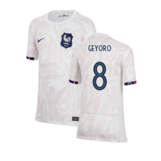 2023-2024 France WWC Away Shirt (Kids) (Geyoro 8)