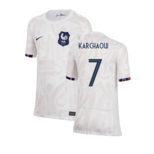 2023-2024 France WWC Away Shirt (Kids) (Karchaoui 7)