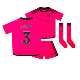 2023-2024 Fulham Away Little Boys Mini Kit (Bassey 3)