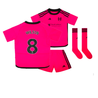 2023-2024 Fulham Away Little Boys Mini Kit (Wilson 8)