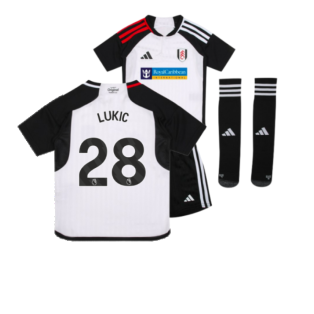 2023-2024 Fulham Home Mini Kit (Lukic 28)