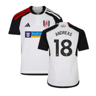 2023-2024 Fulham Home Shirt (Kids) (Andreas 18)