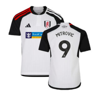 2023-2024 Fulham Home Shirt (Kids) (Mitrovic 9)