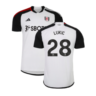 2023-2024 Fulham Home Shirt (Lukic 28)