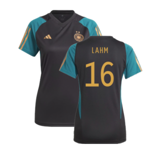 2023-2024 Germany Training Shirt (Black) - Ladies (Lahm 16)