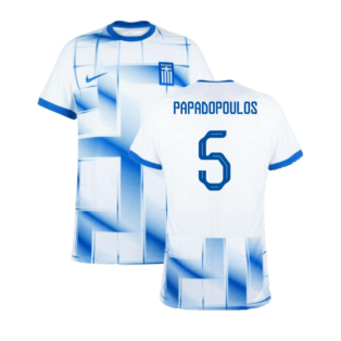 2023-2024 Greece Home Shirt (PAPADOPOULOS 5)