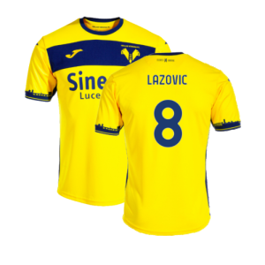 2023-2024 Hellas Verona Away Shirt (LAZOVIC 8)