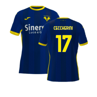 2023-2024 Hellas Verona Home Replica Shirt (CECCHERINI 17)