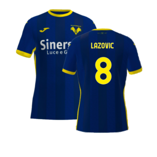 2023-2024 Hellas Verona Home Replica Shirt (LAZOVIC 8)