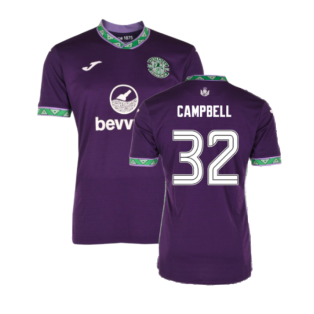 2023-2024 Hibernian Away Shirt (Campbell 32)
