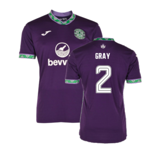 2023-2024 Hibernian Away Shirt (Gray 2)