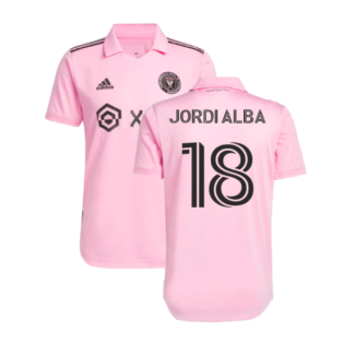 2023-2024 Inter Miami Authentic Home Shirt (Jordi Alba 18)