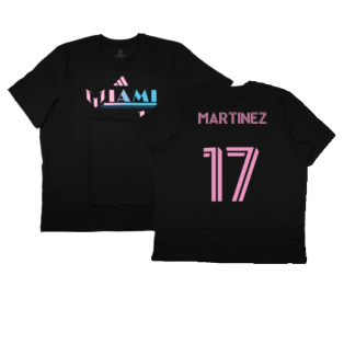 2023-2024 Inter Miami Messi Miami 10 T-Shirt (Martinez 17)