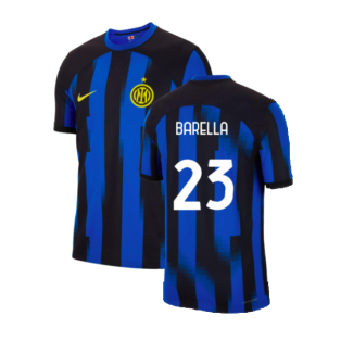 2023-2024 Inter Milan Authentic Home Shirt (Barella 23)