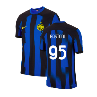 2023-2024 Inter Milan Authentic Home Shirt (Bastoni 95)