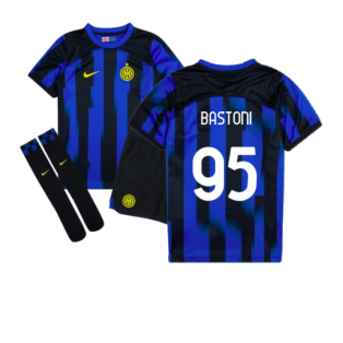 2023-2024 Inter Milan Home Mini Kit (Bastoni 95)