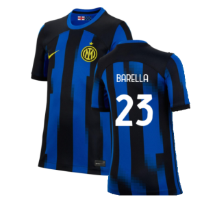 2023-2024 Inter Milan Home Shirt (Kids) (Barella 23)