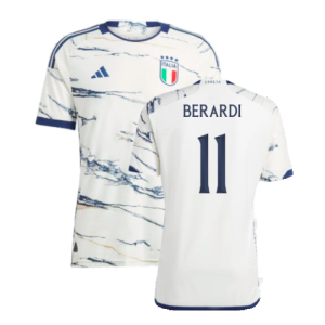 2023-2024 Italy Authentic Away Shirt (BERARDI 11)