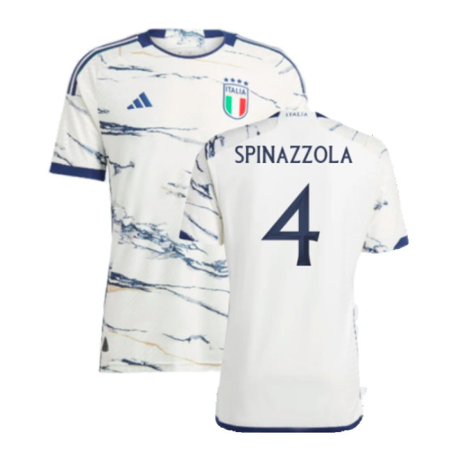2023-2024 Italy Authentic Away Shirt (SPINAZZOLA 4)