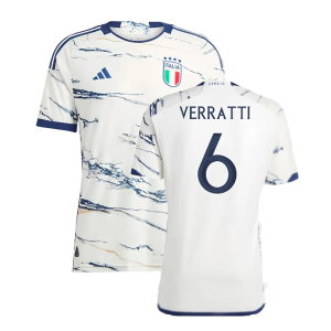 2023-2024 Italy Authentic Away Shirt (VERRATTI 6)