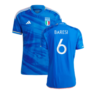 2023-2024 Italy Authentic Home Shirt (BARESI 6)