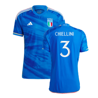 2023-2024 Italy Authentic Home Shirt (CHIELLINI 3)