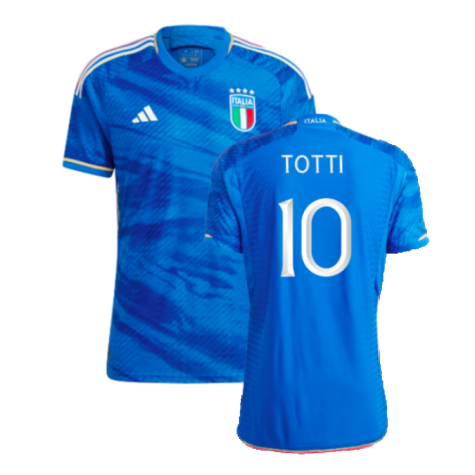 2023-2024 Italy Authentic Home Shirt (TOTTI 10)