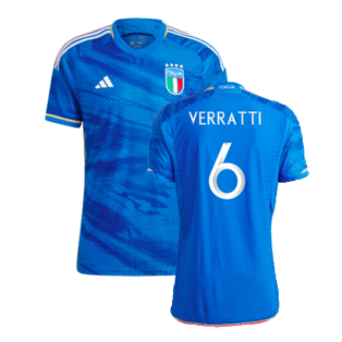 2023-2024 Italy Authentic Home Shirt (VERRATTI 6)